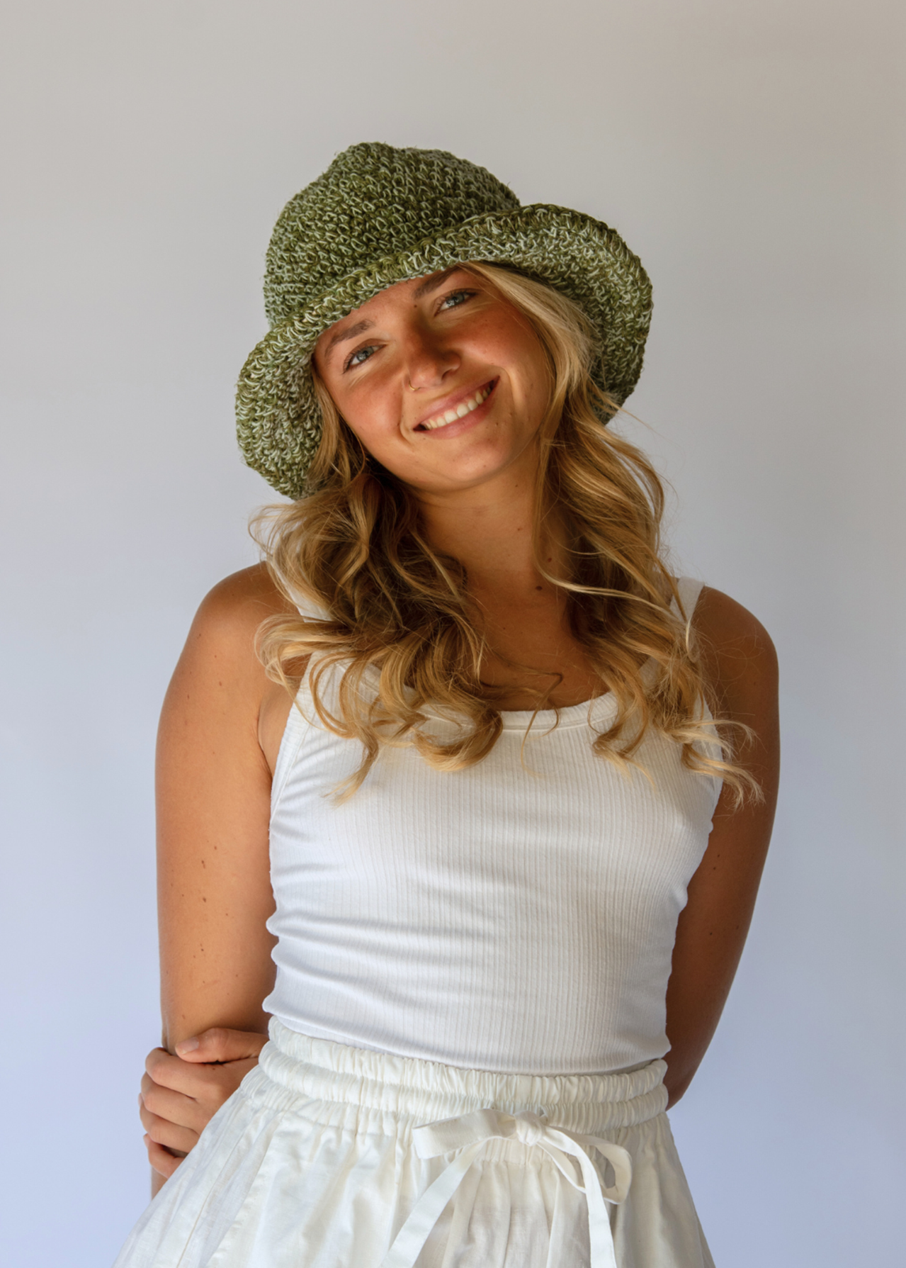 Peggie Bucket Hat - Aloe
