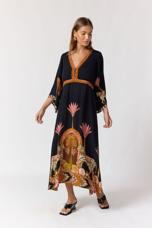 Empire Maxi Dress in Safari