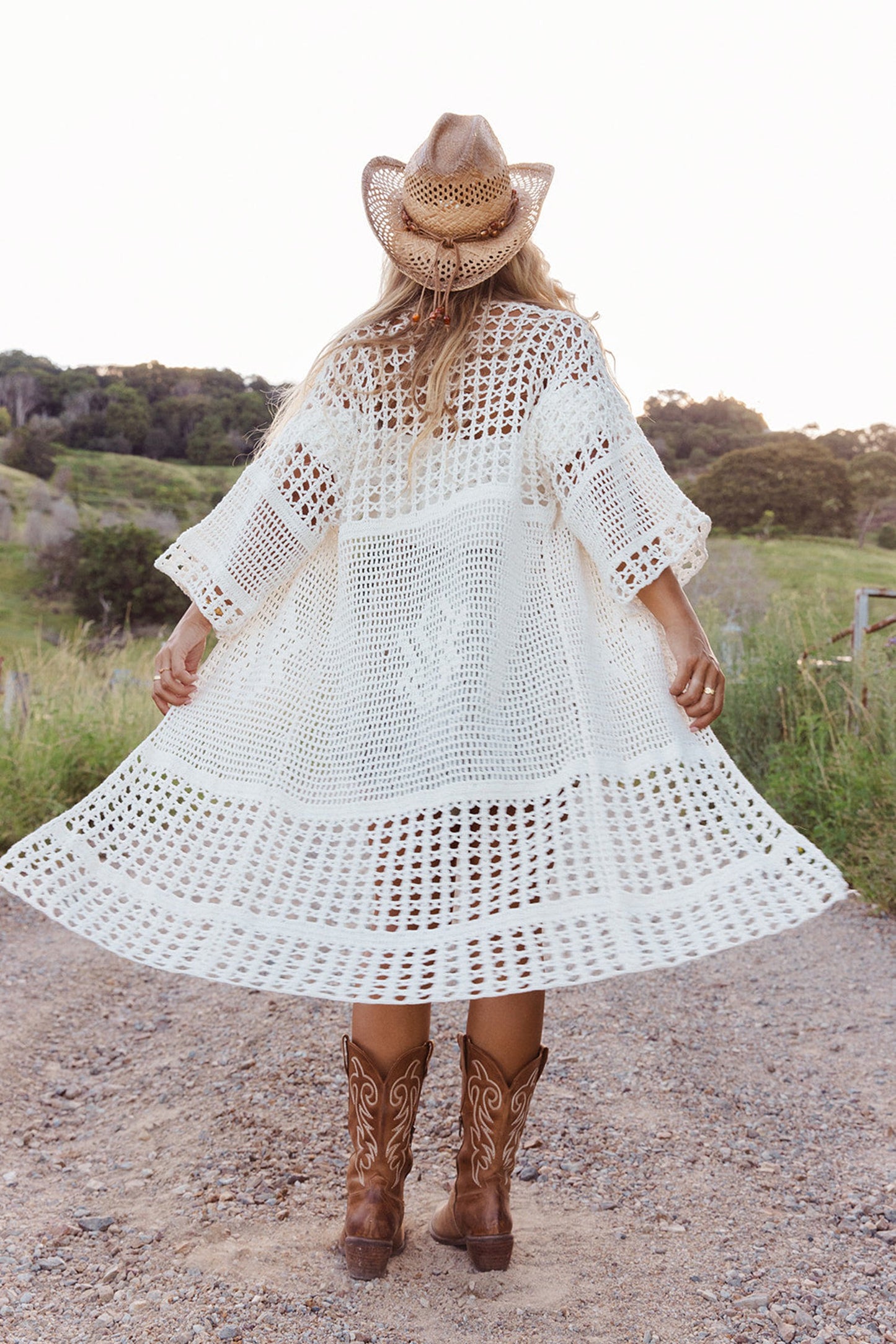 Boho Kimono - Ivory