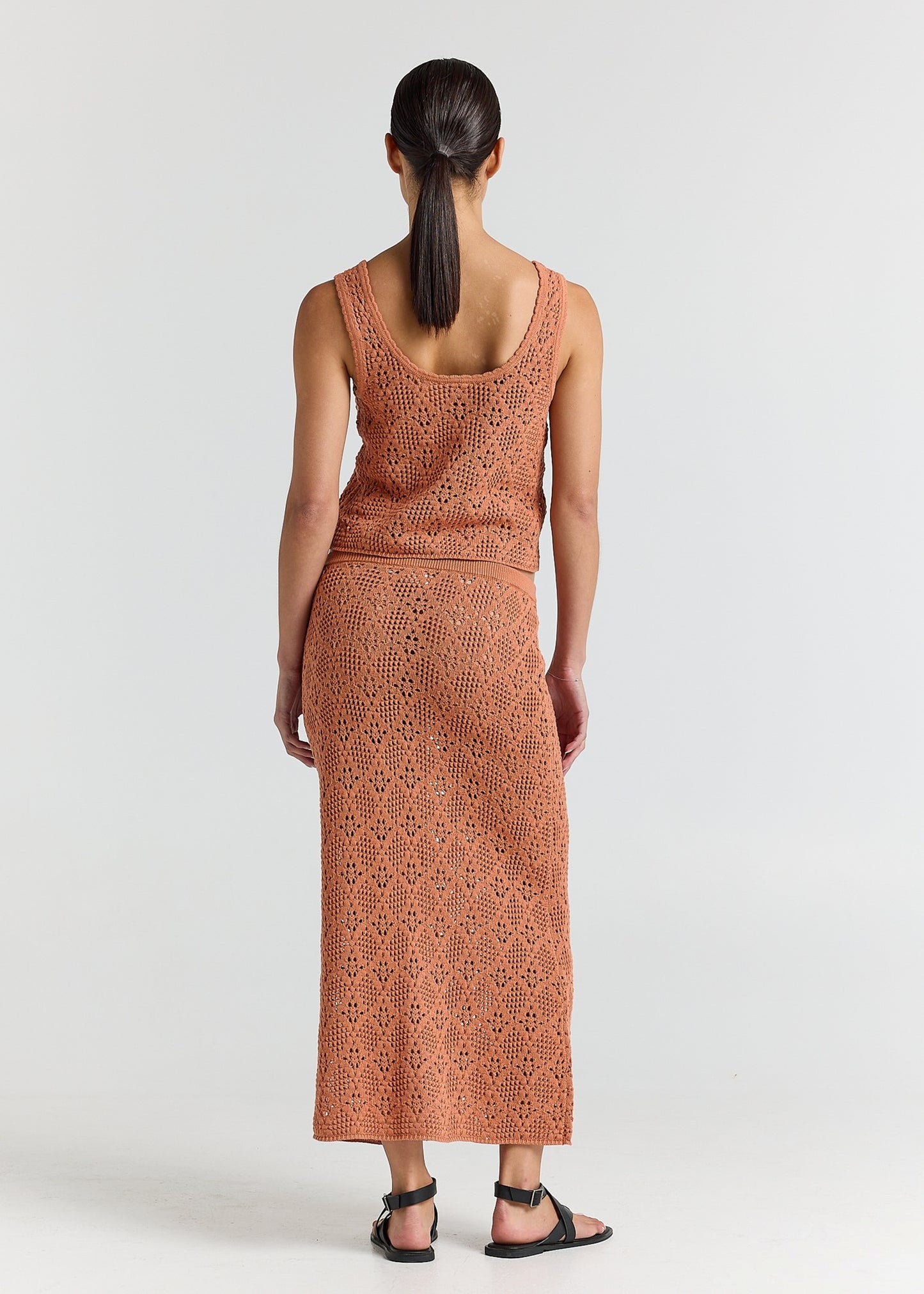 Messina Knit Skirt - AMBER