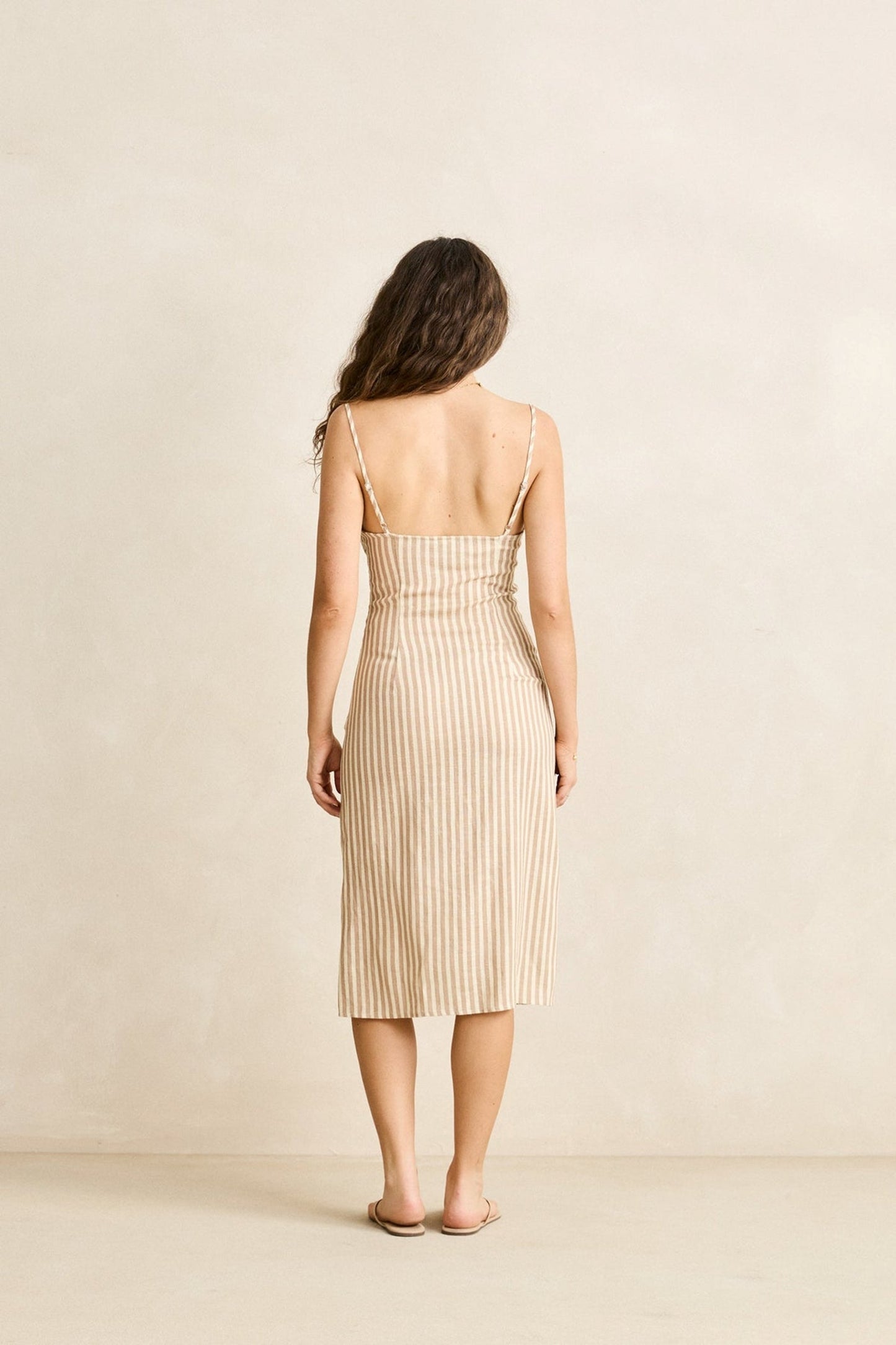 Penny Stripe Midi Dress