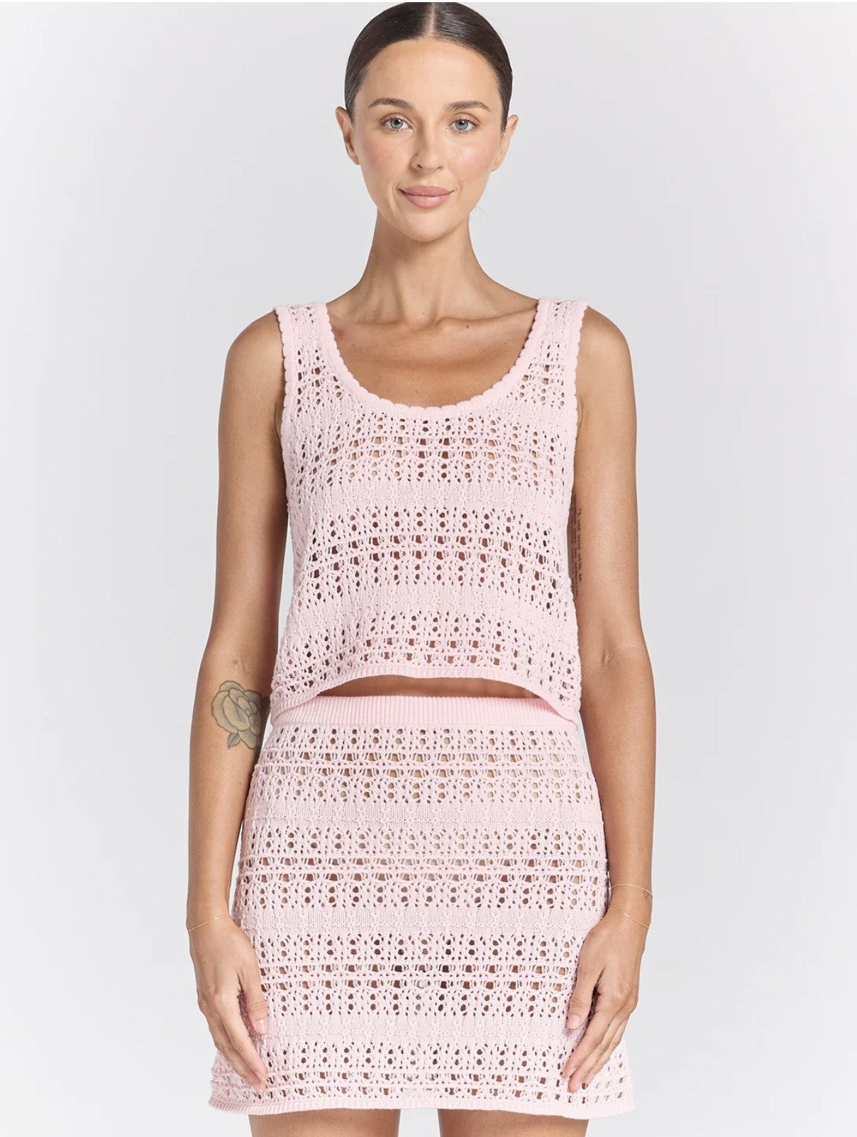 Maya Knit Sunrise Top - Pink