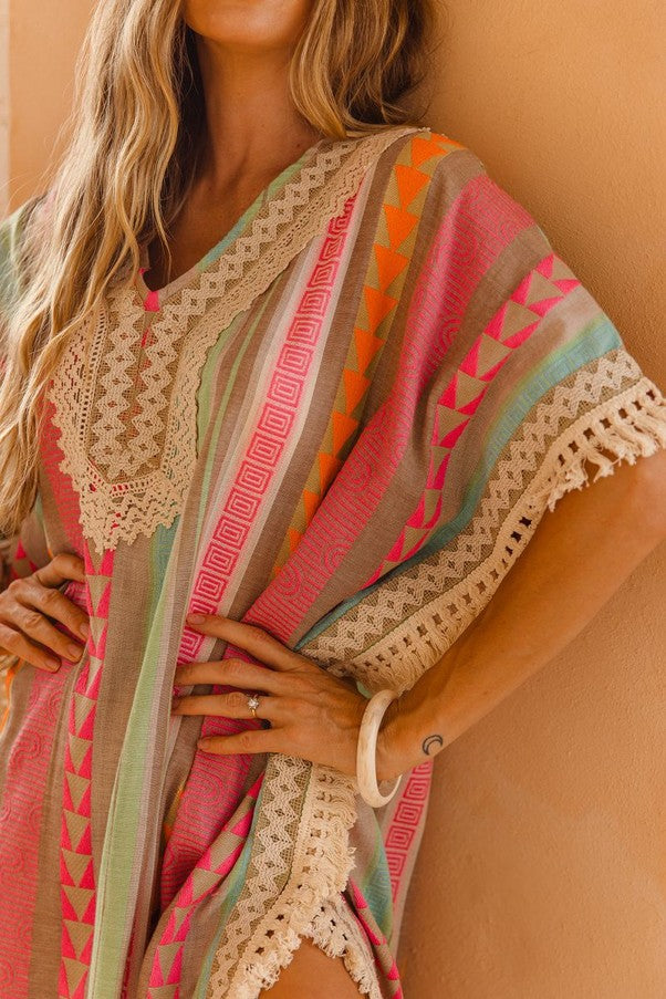 Lordes Long Kaftan - Candy Crush