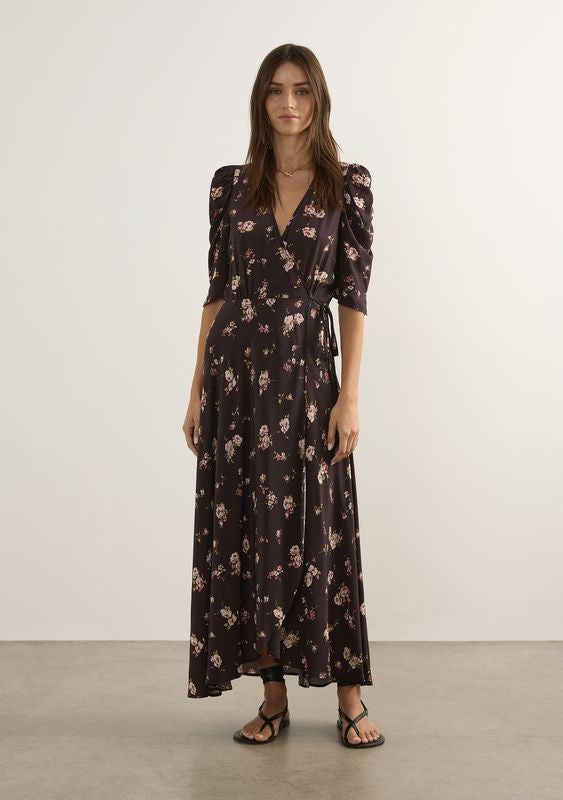 Cara Wrap Maxi Dress