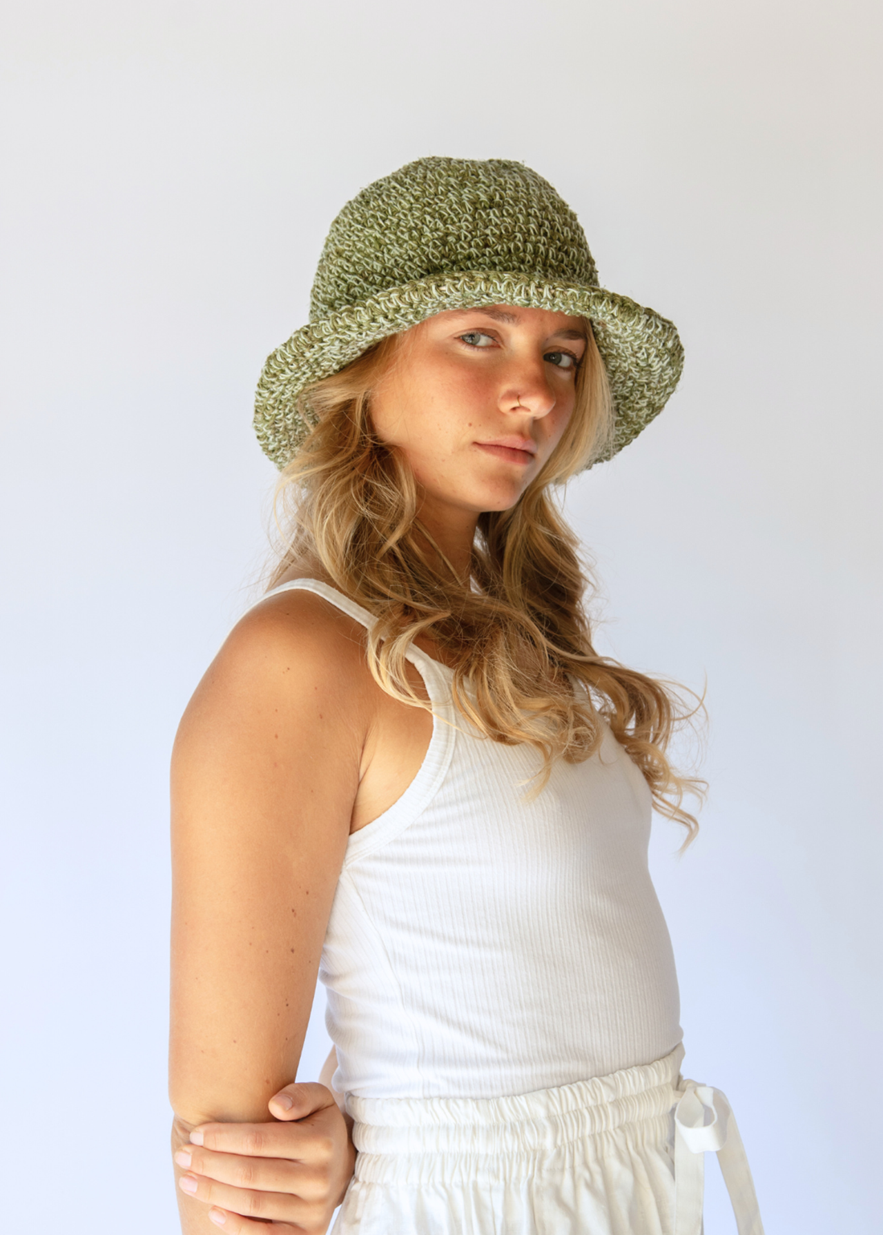 Peggie Bucket Hat - Aloe