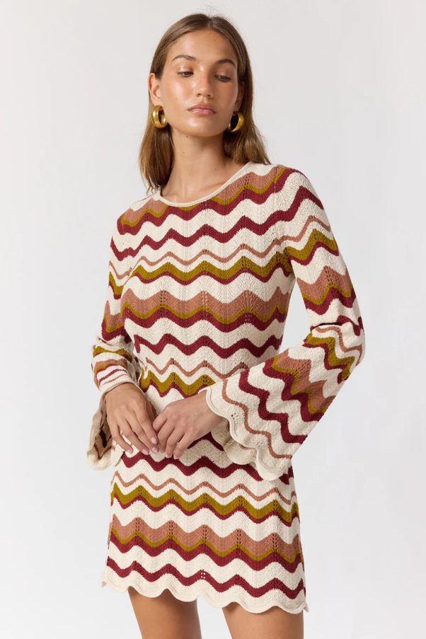 Amara dress in Maplewood