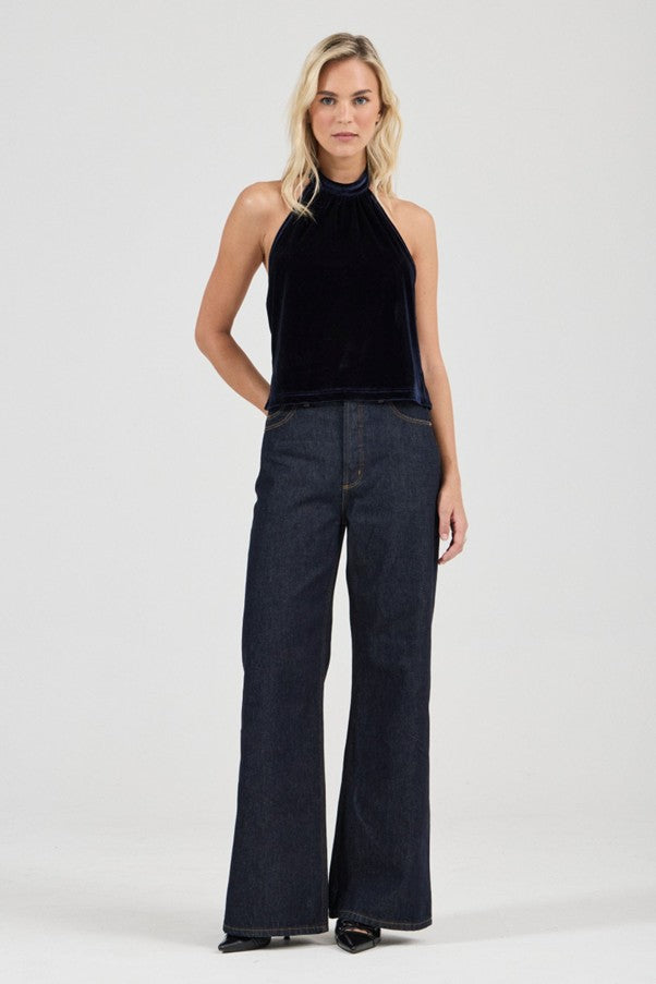 Cameo Halter Top Velvet