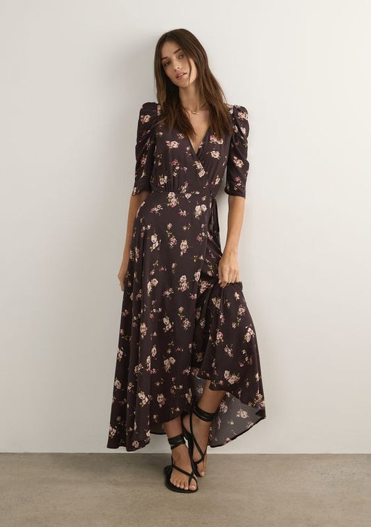 Cara Wrap Maxi Dress