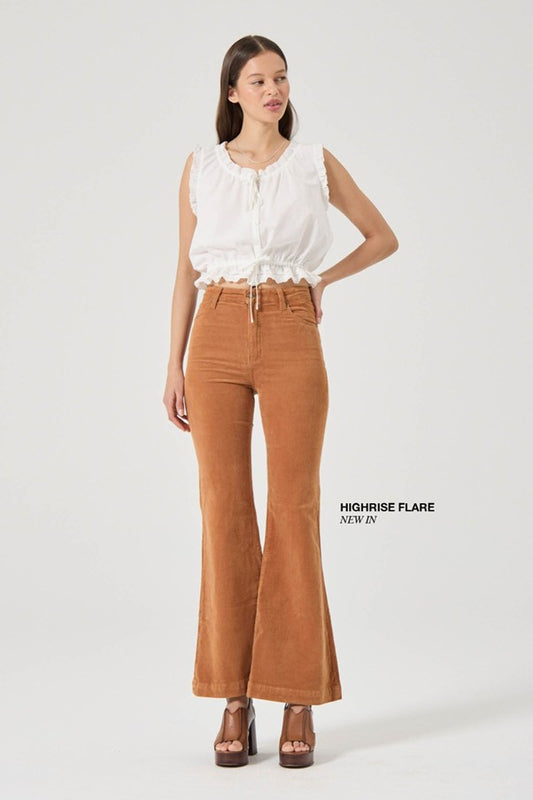 Eastcoast Flare Jean - Caramel Cord