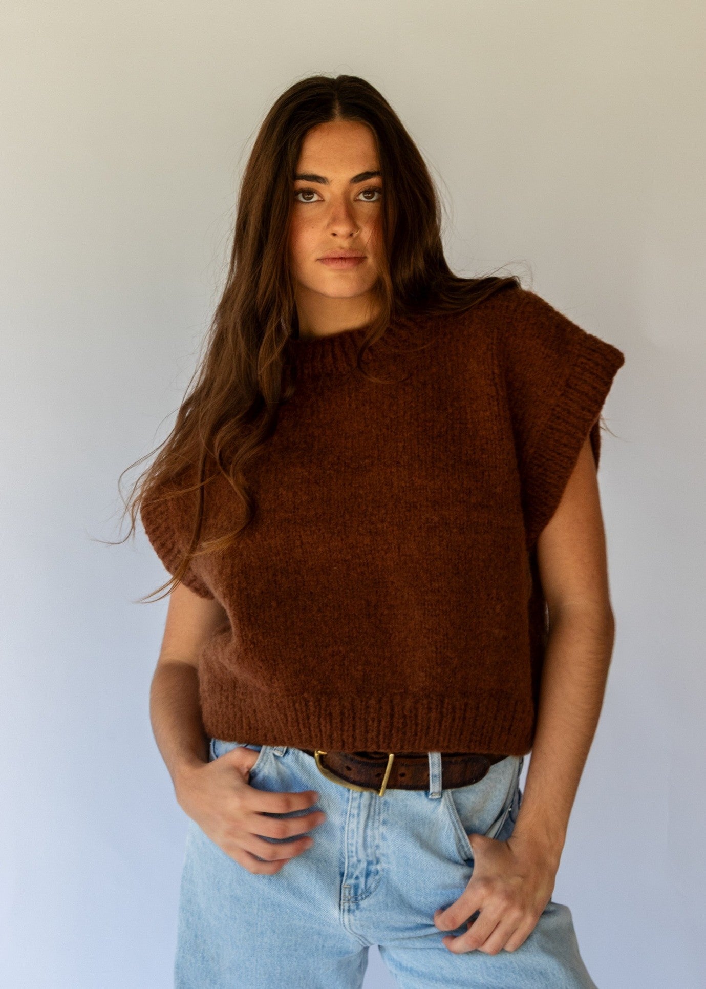Pippi Vest - WARM CHOC