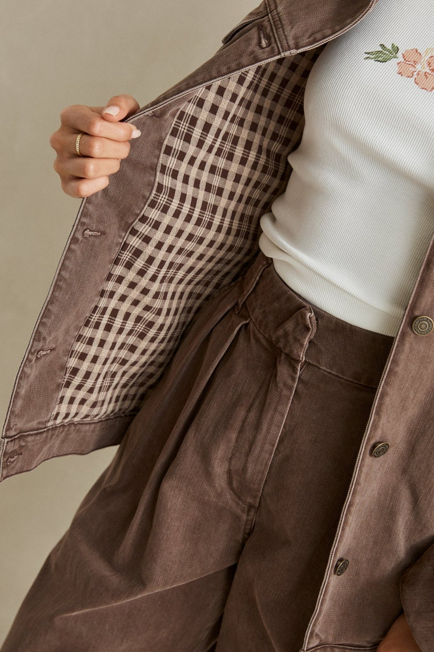 Essential Oversized Jacket - Chocolate