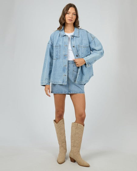 Dale Shacket - Light Blue