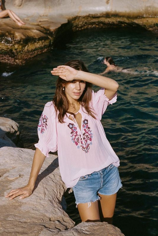 Indra Embroidered Blouse