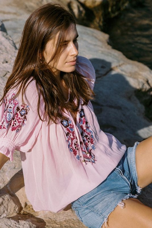 Indra Embroidered Blouse