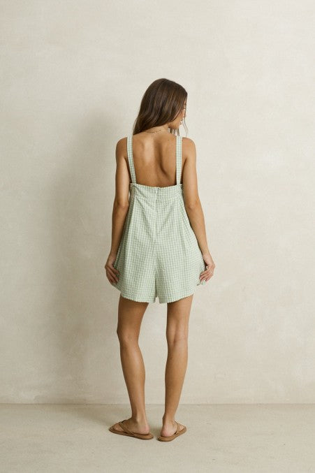 Kirri Check Romper