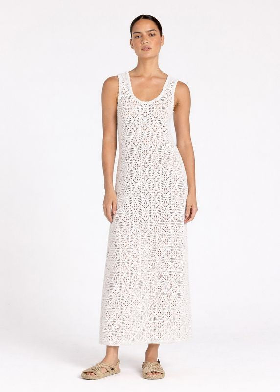Messina Knit Palma Dress - Vanilla