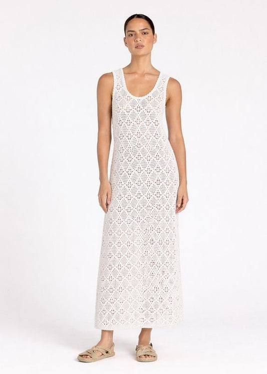 Messina Knit Palma Dress - Vanilla