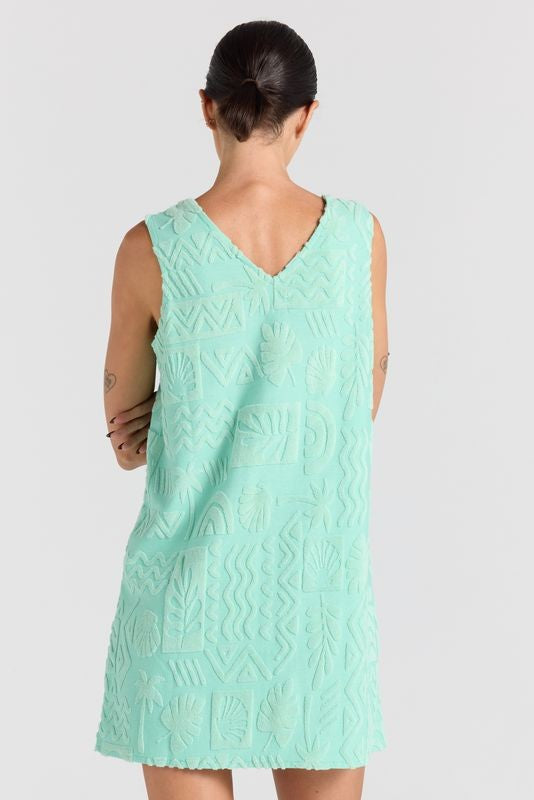 Mai Tai V Tunic Dress in Mint