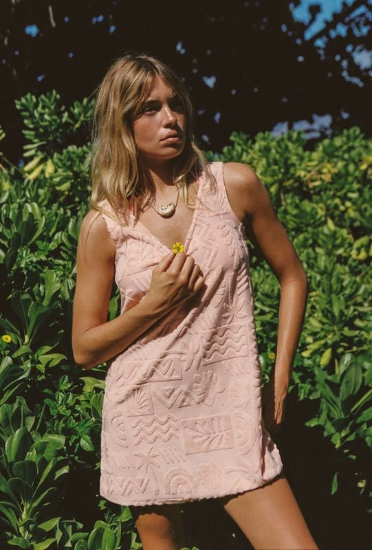 Mai Tai Tunic Dress - Peach