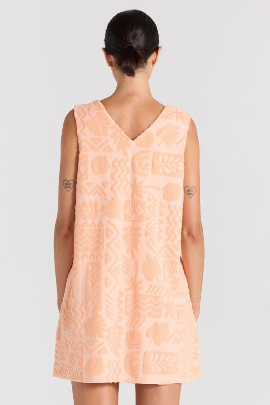 Mai Tai Tunic Dress - Peach