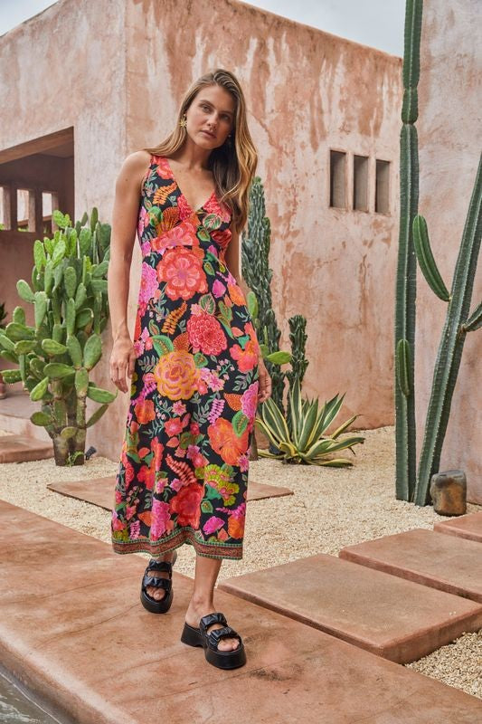 Marley Midi Dress - Paprika