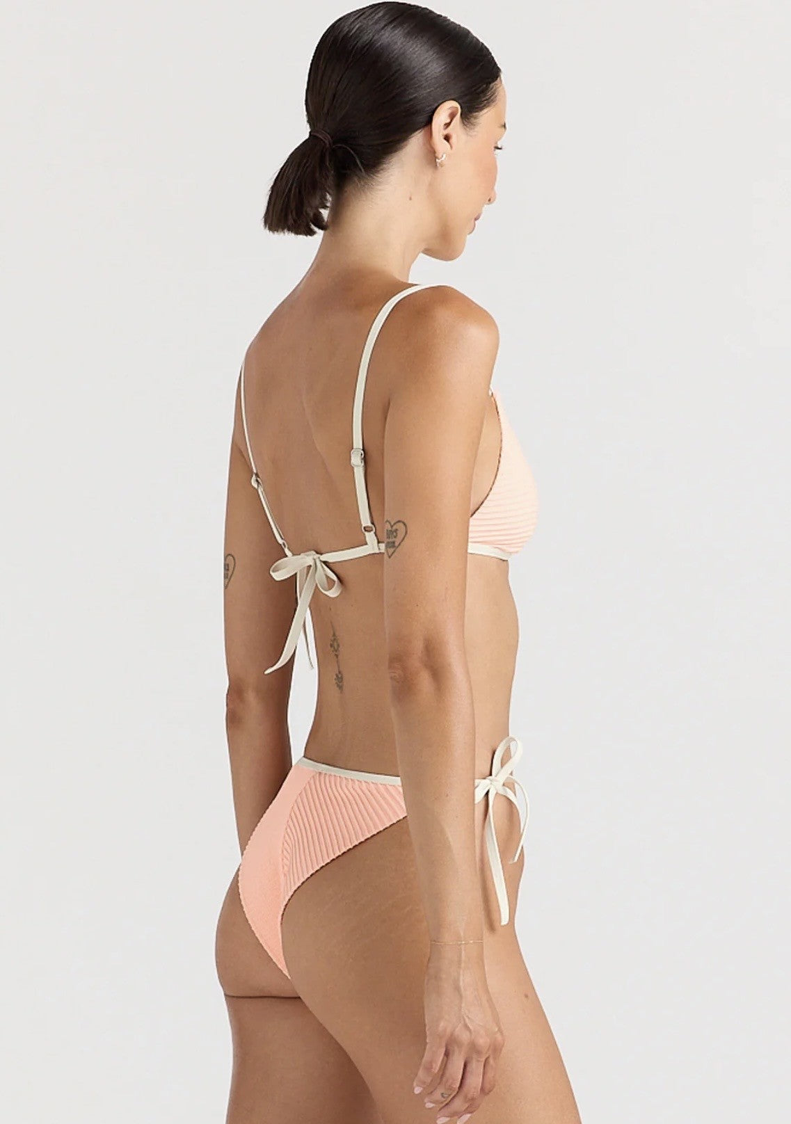 Poolside Bralette Tri Top - Mimosa