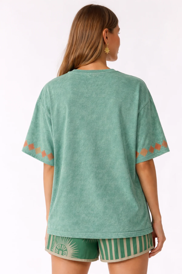Silver Sun Tee in Nautical
