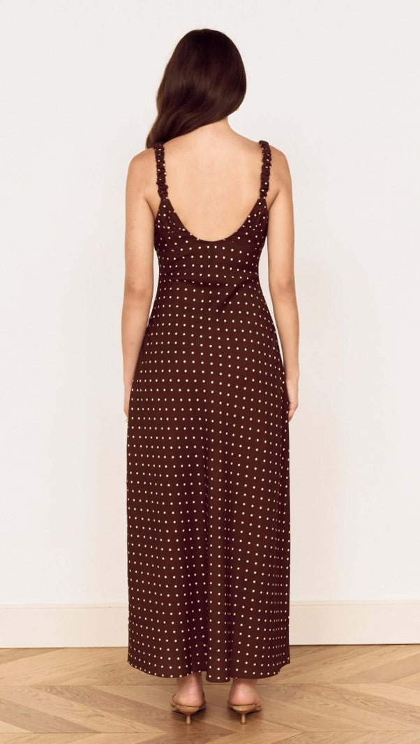 Orion Polka Dot Midi Dress