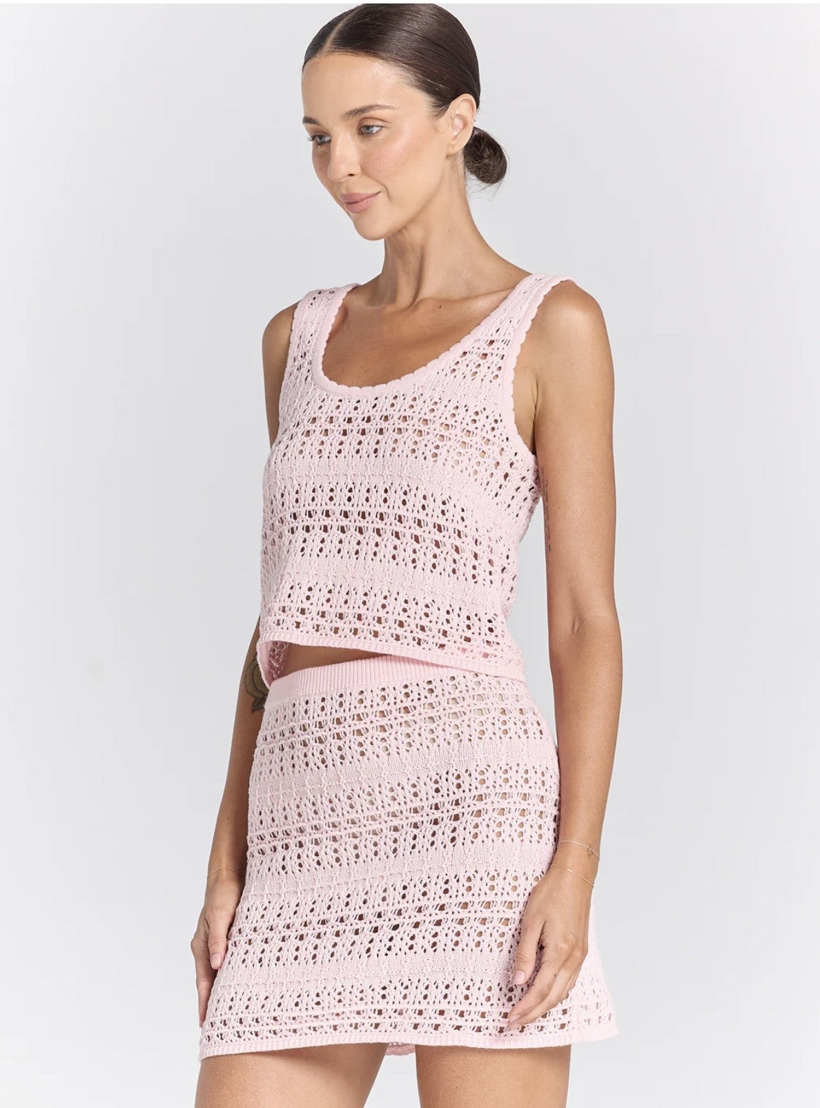 Maya Knit Sunrise Top - Pink