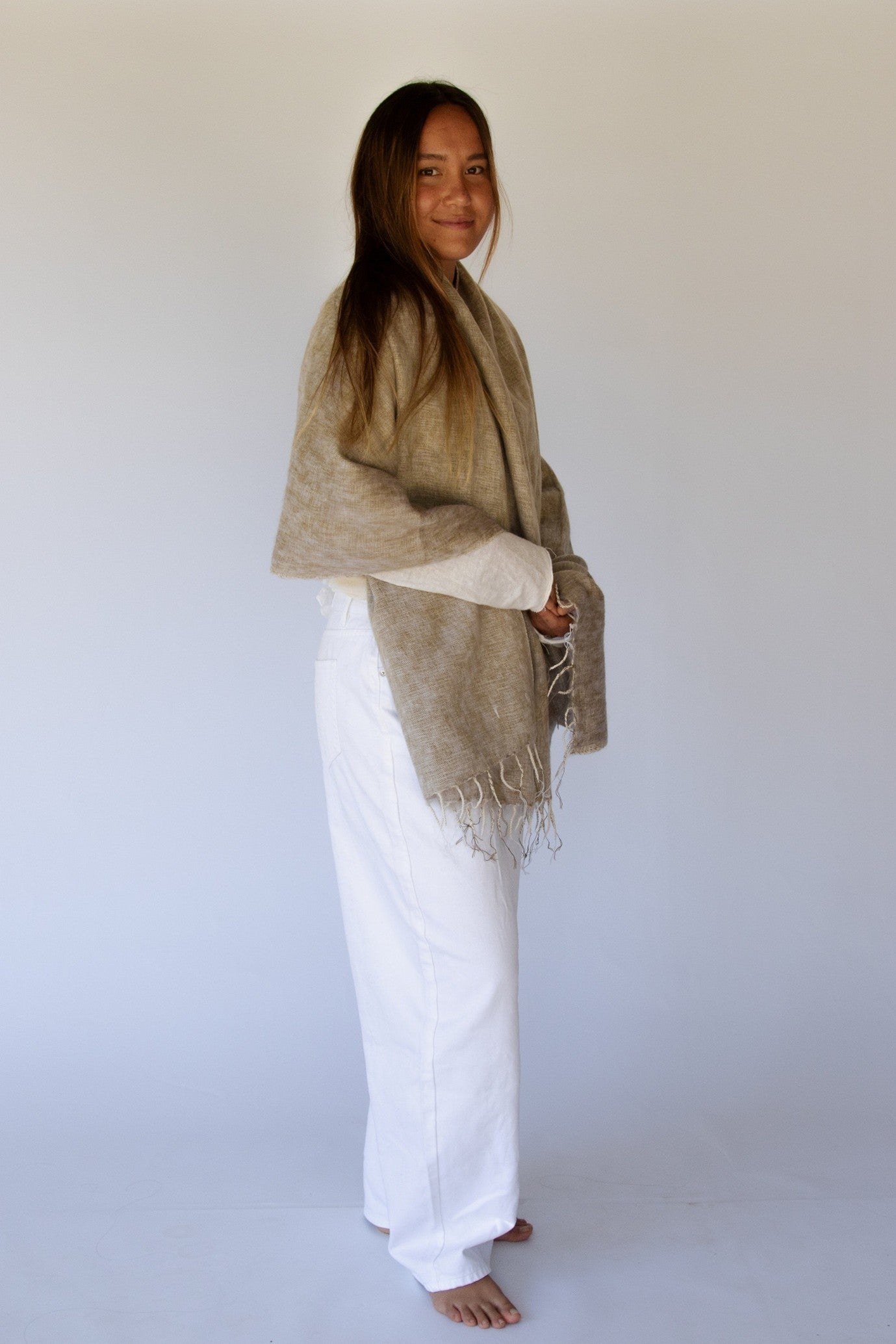 Amara Poncho HAZELNUT