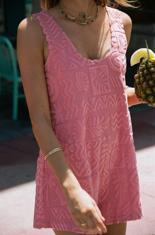 Mai Tai Romper - Rose