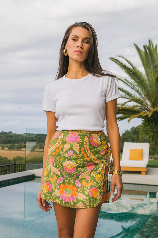 Maison Mini Skirt - Guava