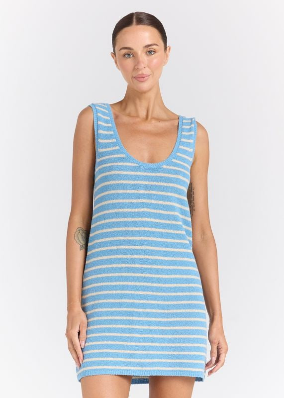 Surfside U Knit Dress - Sky