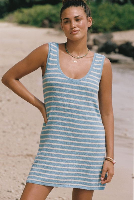 Surfside U Knit Dress - Sky