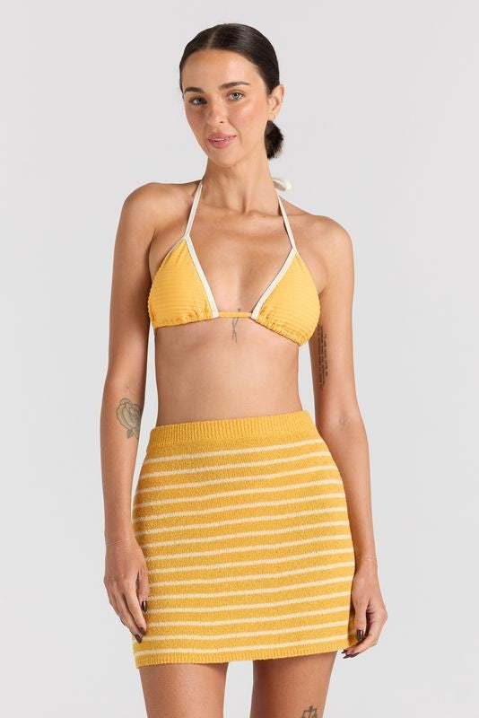 Poolside String Tie Top - Sunshine