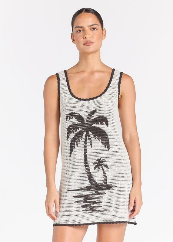 Palm Beach U Crochet Knit Dress - Tiare