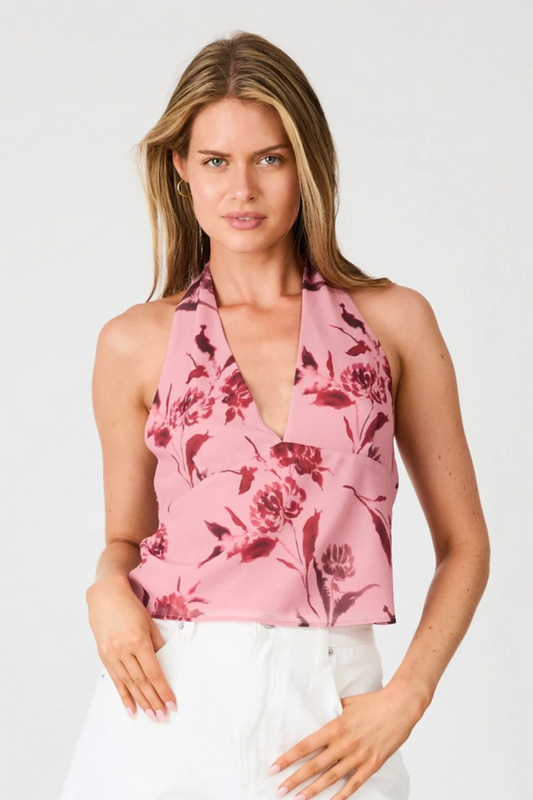 Floral Valley Halter Top